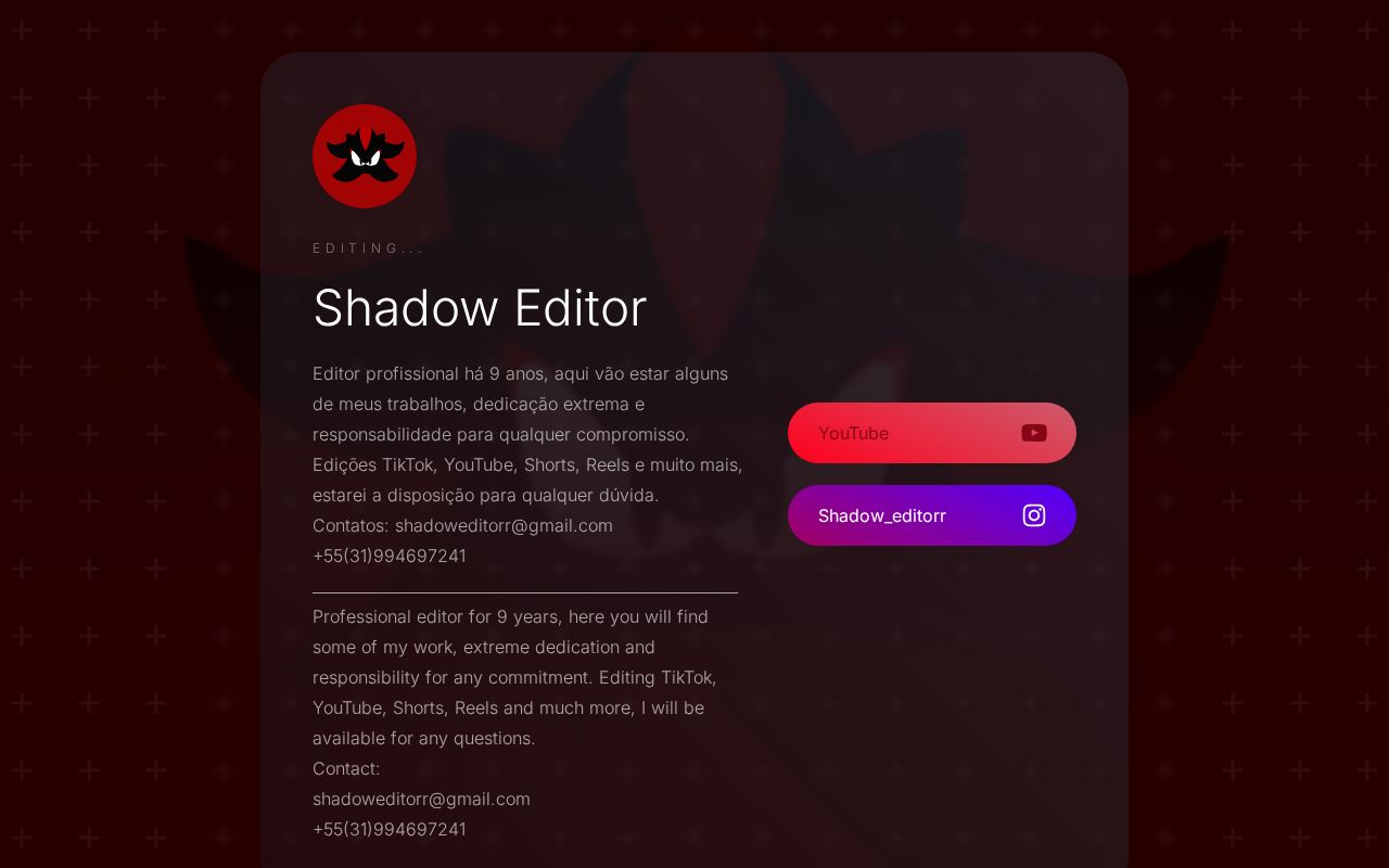 ShadowEditor Portifólio